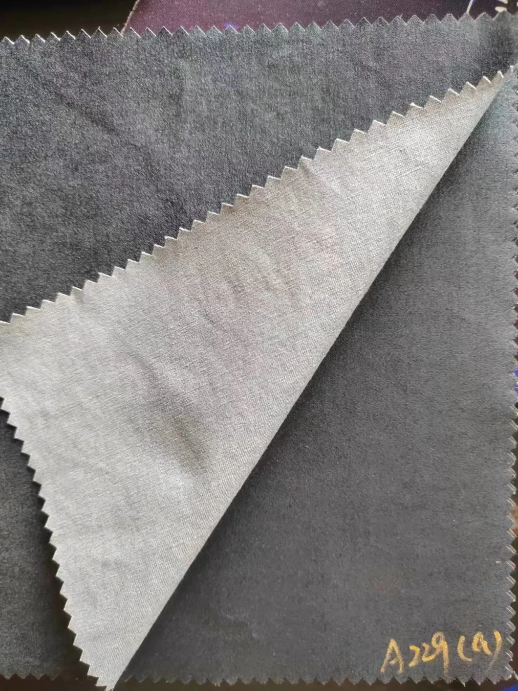 Cotton Suede Nostalgic Washed Combined Fabric for Shell Fabric