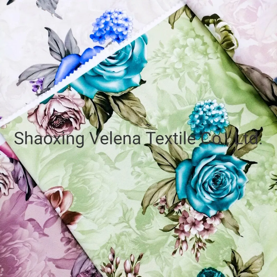 Printing Velvet Fabric Use for Sofa Furniture Polyester FDY Venisia Velvet Printed Sofa Furniture Upholstery Fabric